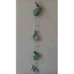 Guirlande lapin vert