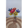 Bouquet de fleurs multicolore