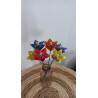 Bouquet de fleurs multicolore