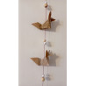 Guirlande renard marron papier kraft