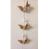 Guirlande renard marron papier kraft