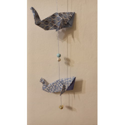 Guirlande baleine bleue