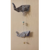 Guirlande baleine bleue