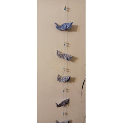 Guirlande baleine bleue