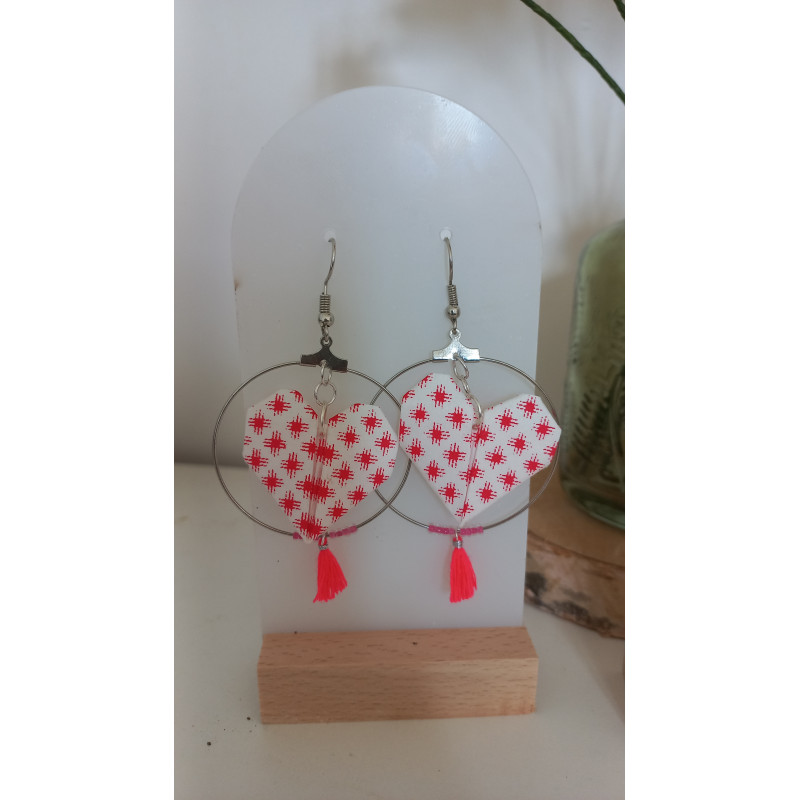 Boucles d'oreilles cœur Boucles d'oreilles cœur