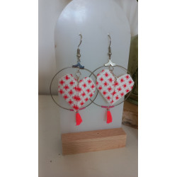 Boucles d'oreilles cœur